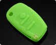아우디 리모컨키 실리콘 케이스(버튼:3개)연한 녹색