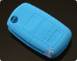 폭스바겐 리모컨키 실리콘 케이스(버튼:3개)남색