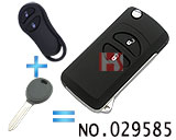 크라이슬러 폴딩키 케이스(버튼:2개)