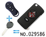 크라이슬러 폴딩키 케이스(버튼:3개)