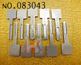 자동차 키홈 모델링 활동형 비팅/높이 임의 설정 키세트 (10 종 세트)