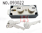 은행 금고 더블 핀 잠금