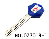 스즈키 바이크 키 케이스(남색 손잡이,왼쪽홈)