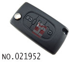 푸조 407 리모컨 폴딩키 케이스(버튼:3개)