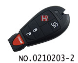 크라이슬러,닷지,지프 스마트 키(3＋1버튼、아메리카version)