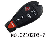 크라이슬러,닷지,지프 스마트 키(4＋1버튼、아메리카version)