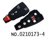 크라이슬러,지프,닷지 4+1 고무 버튼