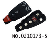 크라이슬러,지프,닷지 4+1 고무 버튼