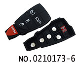 크라이슬러,지프,닷지 4+1 고무 버튼