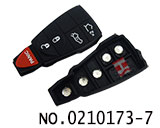 크라이슬러,지프,닷지 4+1 고무 버튼