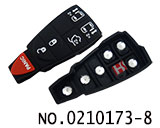 크라이슬러,지프,닷지 5+1 고무 버튼