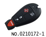 크라이슬러,지프,닷지 리모컨 케이스(3+1버튼)