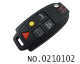 볼보 폴딩키 케이스(5버튼,마크 없음)