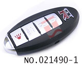 닛산 GTR 스마트 리모컨 칩 키(433MHZ,4버튼)