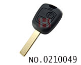 신형 푸조 307 리모컨 케이스 버튼:2개(로고 없음)