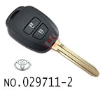 토요타 캠리 리모컨키 케이스(마크 없음,2버튼)