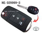 토요타 캠리 폴딩키 케이스(4버튼)