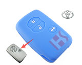 토요타 캠리 리모컨키 실리콘 케이스(버튼:3개)남색