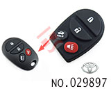 토요타 고무 버튼(4버튼)