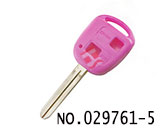 토요타 프라도 리모컨 케이스(분홍색,2버튼)