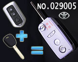 토요타 하이랜더,캠리 폴딩키 케이스(3버튼)