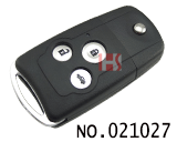 어큐라 타입 혼다 어코드 폴딩키(3버튼)