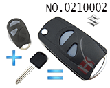 스즈키 개장 폴딩키 케이스(2버튼)