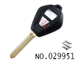 스즈키 이스즈 리모컨 키 케이스(2버튼,마크 없음)