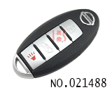 닛산 리모컨 칩키(4버튼)