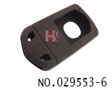 어큐라 리모컨키 실리콘 케이스(버튼:3개)갈색