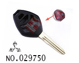 미츠비시 리모컨 키 케이스(4버튼,마크 없음)