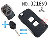 미츠비시 폴딩키 케이스(V73,2버튼)