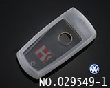 폭스바겐 마고탄 스마트키 폴딩키 실리콘 케이스(버튼 3개)투명색