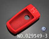 폭스바겐 마고탄 스마트키 폴딩키 실리콘 케이스(버튼 3개)붉은색