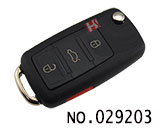 폭스바겐  투아렉 3+1버튼 키 케이스