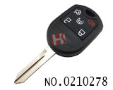 포드 EDGE、Mustang、Expedition리모컨 키(5버튼)