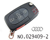 아우디 리코컨 케이스 버튼 3+1(작은 전지 집게) HU66