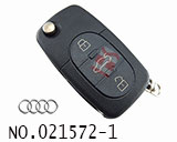 아우디 버튼 3개 키 케이스(큰 전지 집게) HU66