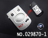 뷰익 엑셀 고무 버튼(4버튼)