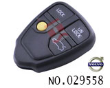 볼보S80 리모컨키 케이스(버튼:4개)마크 없음.
