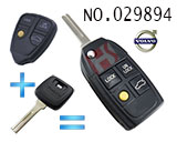 볼보 폴딩키 케이스(버튼:4개)