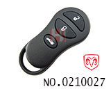 크라이슬러 리모컨 케이스(버튼:3개)마크 없음
