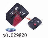 포드 리모컨키 고무 버튼(4버튼)