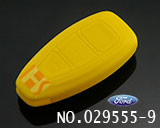 포드,몬데오 리모컨키 실리콘 케이스(노란색)3버튼