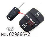 현대 위에둥 고무 버튼(2-3개 버튼)