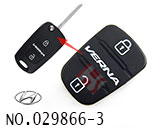 현대 Verna 고무 버튼(2-3개 버튼)