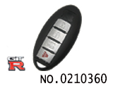 닛산 GTR 스마트 카드 키 케이스(4버튼,홈 없음)