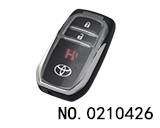 토요타 Hilux 오리지널 스마트키 0182 433MHZ 8A