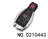 벤츠 자동차 4 버튼 스마트키 케이스 (BGA)