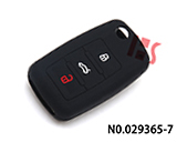 폭스바겐 리모컨키 실리콘 케이스(버튼:3개)검은색 하얀 글